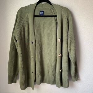 GAP Sage Knit Cardigan Sweater
